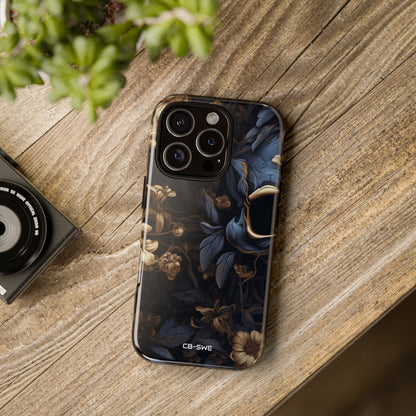 Gothic Floral Skull - iPhone Case