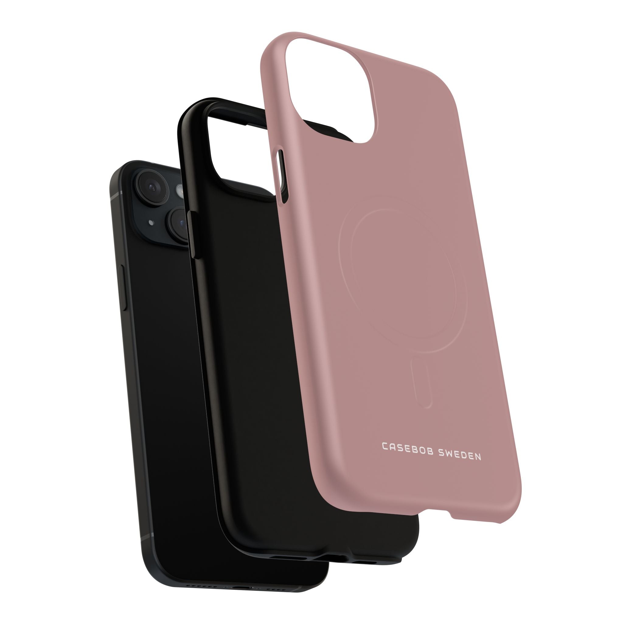 Rosy Brown iPhone 15 | Tough+ Phone Case