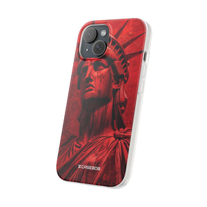 Red Liberty Revolution | Flexible Handyhülle für iPhone