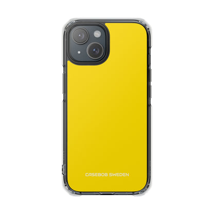 Gold Yellow - Clear Impact iPhone 15 Phone Case