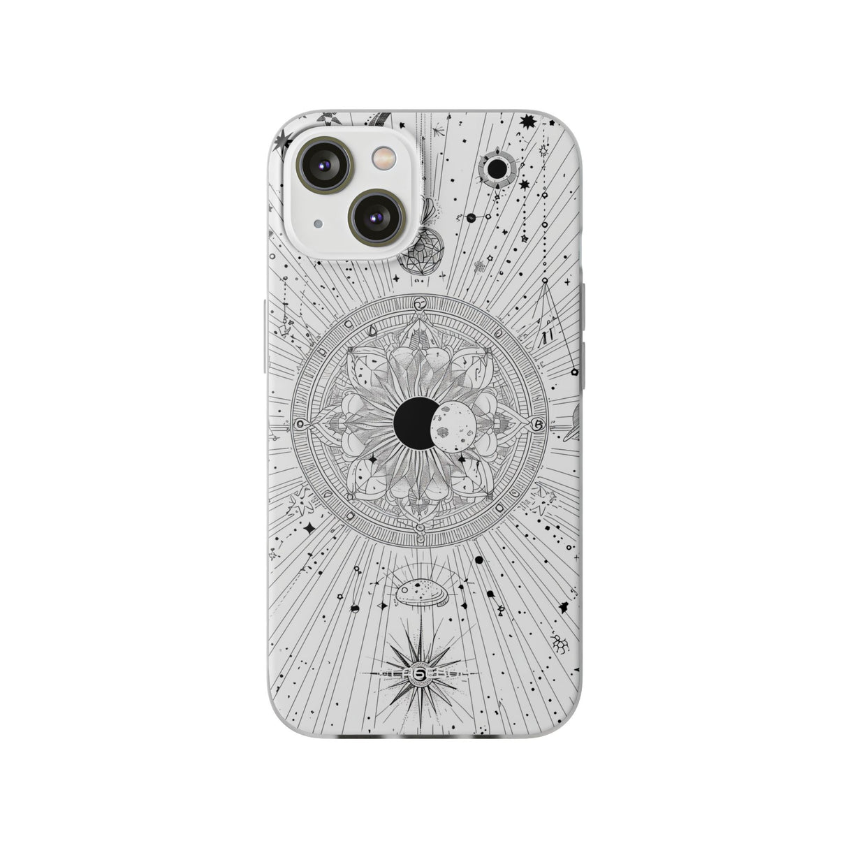 Celestial Mandala Mystique | Flexible Phone Case for iPhone