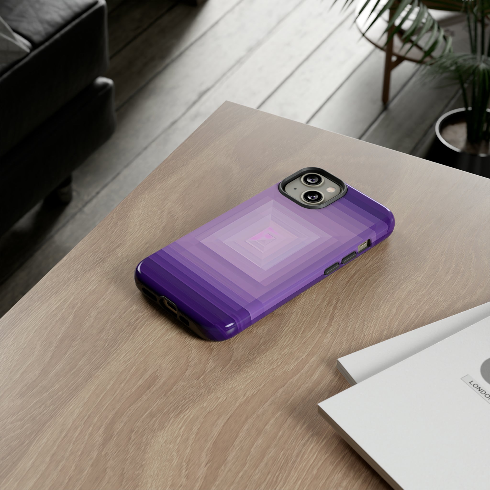 Purple Gradient Elegance - Protective Phone Case