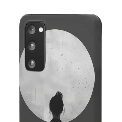 Zen Serenity Moon Reflection Samsung S20 - Slim Phone Case