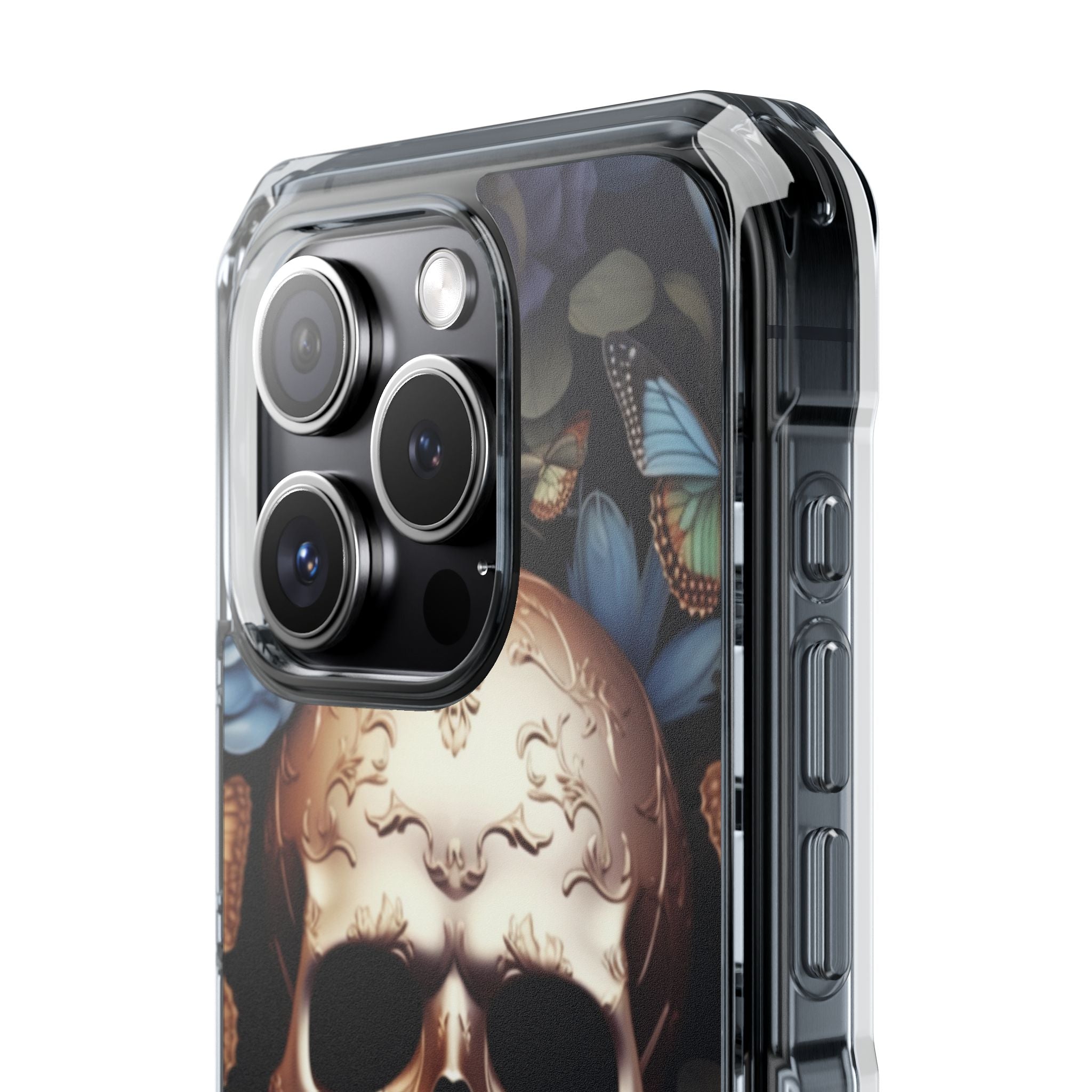 Skull Among Blossoms iPhone Case - Impact
