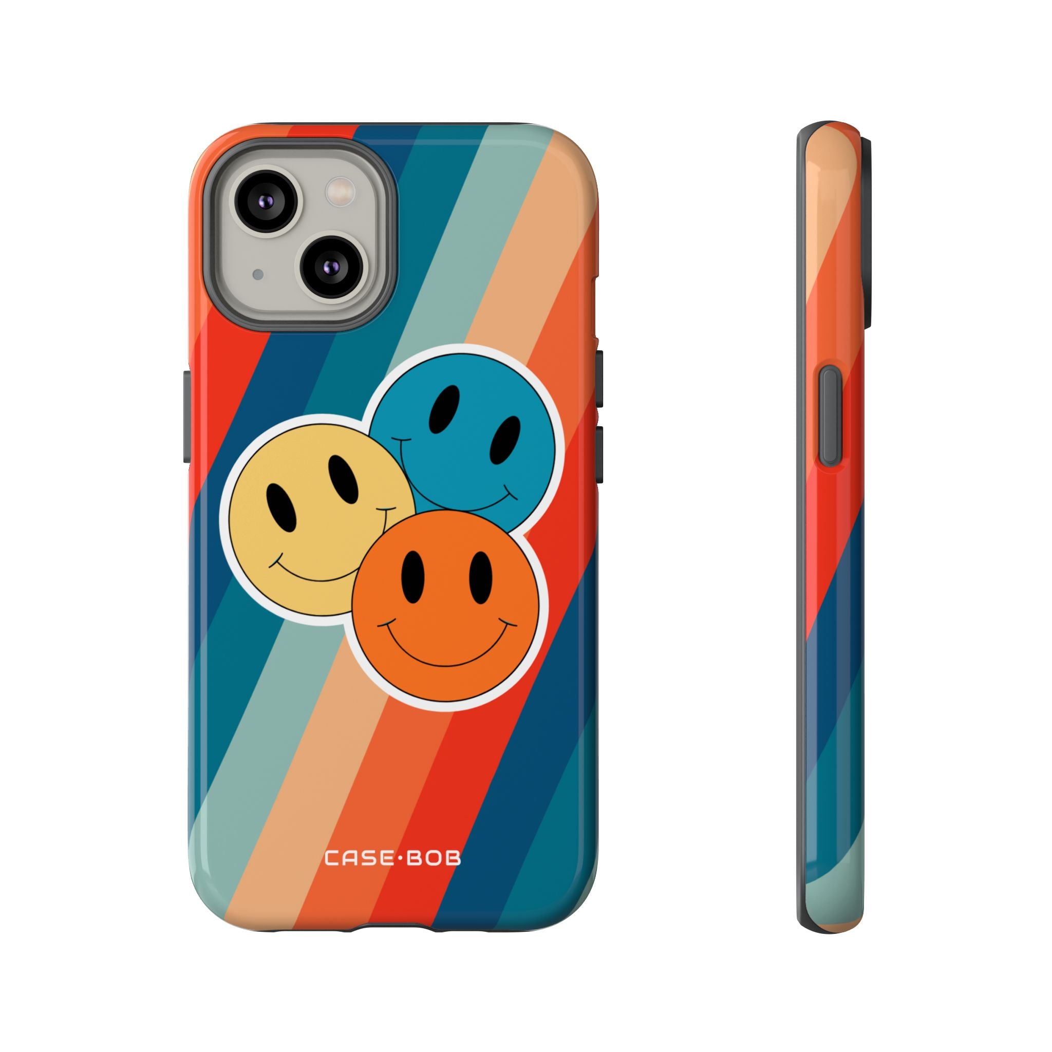 Triple Smile Breeze iPhone 14 Case - Tough