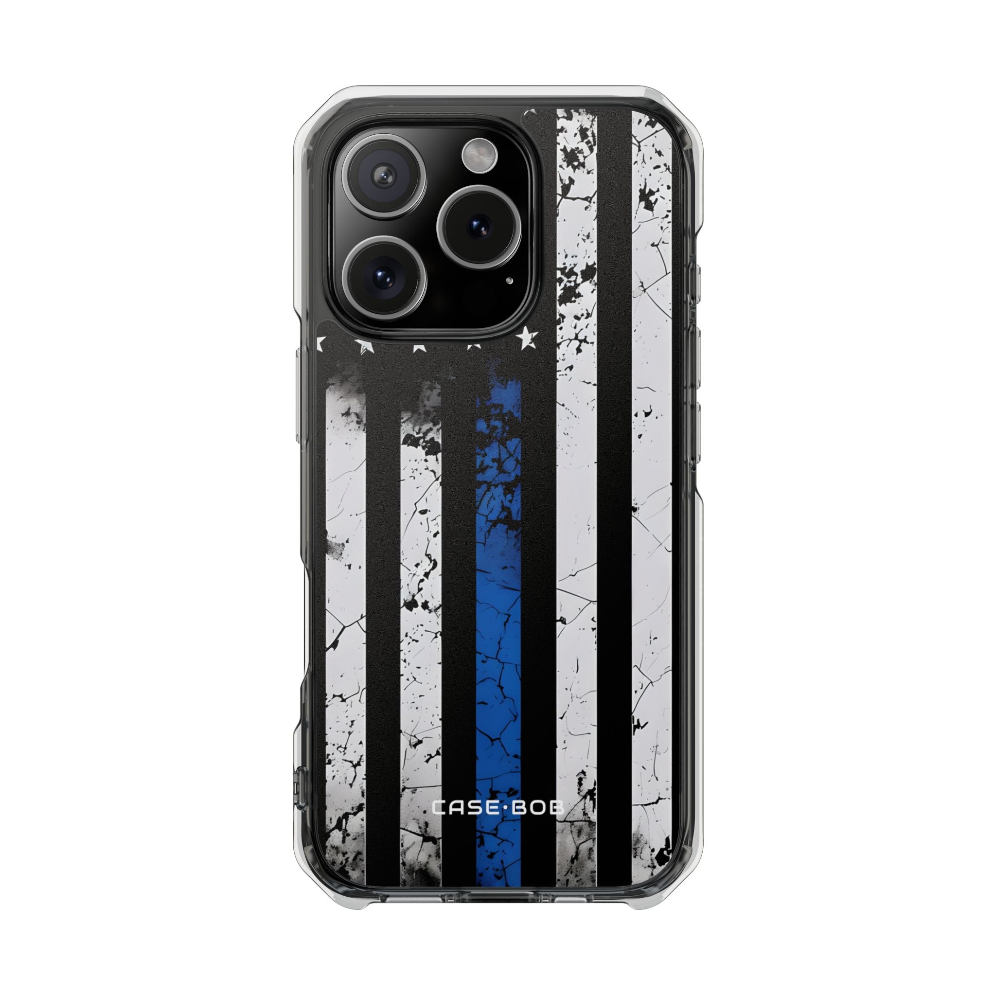 Blue Stripe Flag iPhone 16 Pro Case - Impact