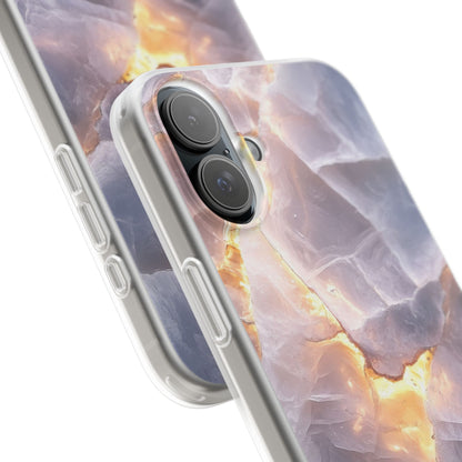 Crystal Veins iPhone 16 Plus Case - Soft