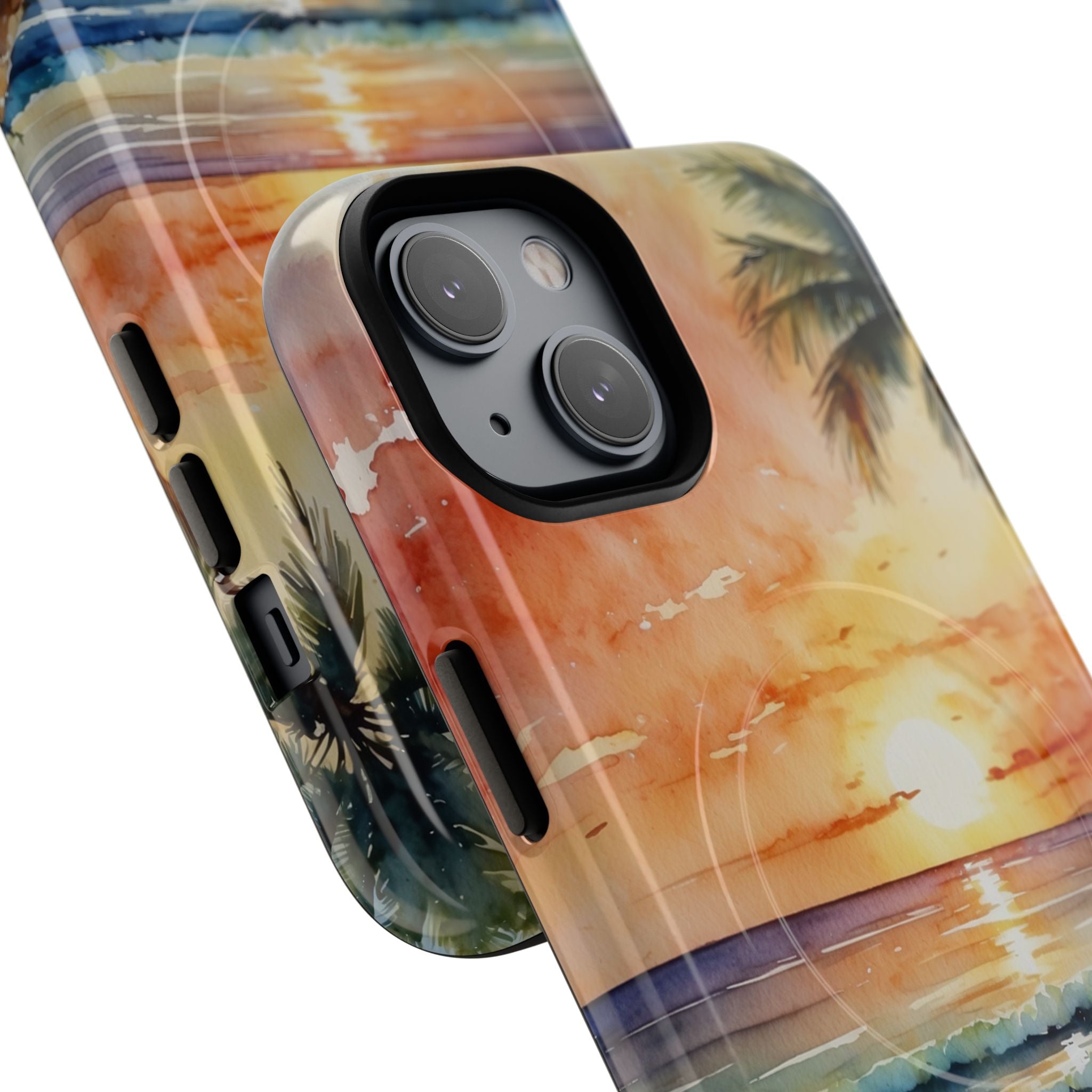 Sunset Palm iPhone 14 Case - Tough+