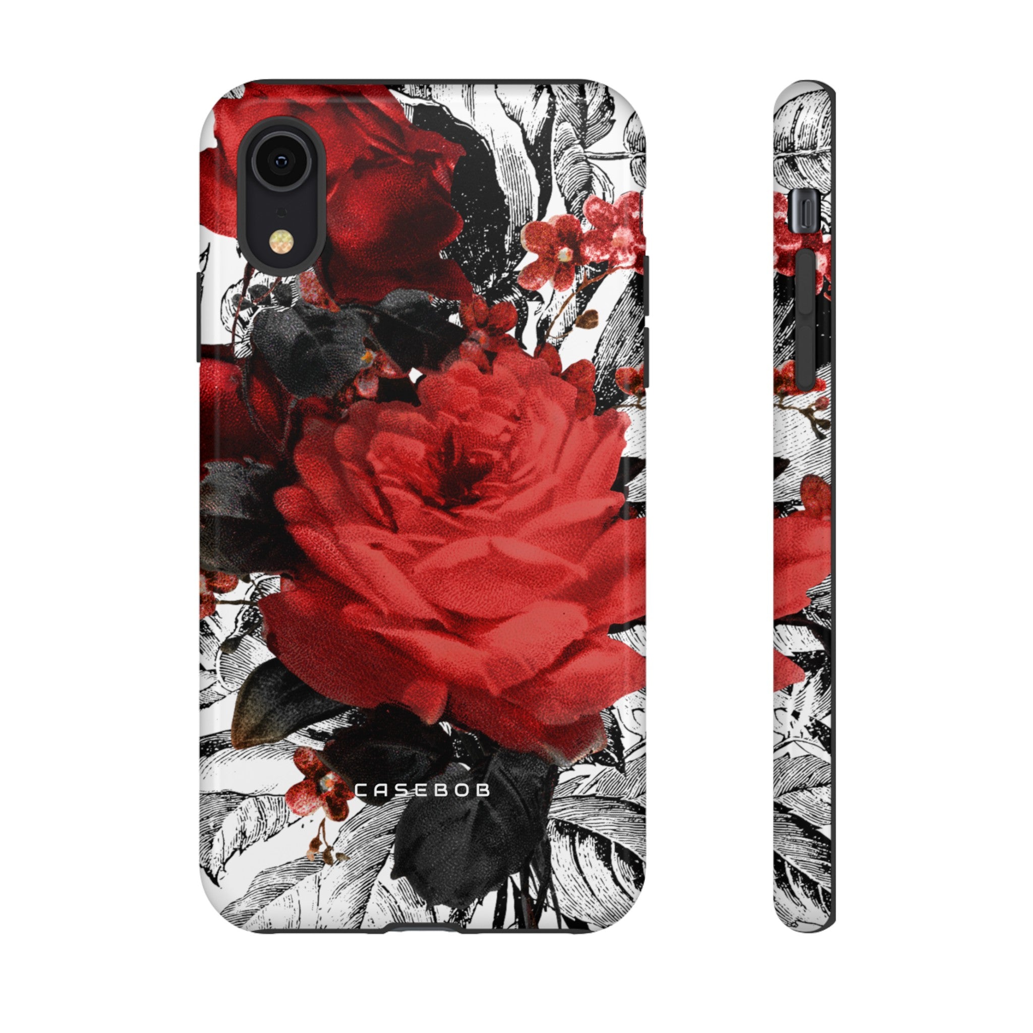 Cheruse Gothic Flower - Protective Phone Case