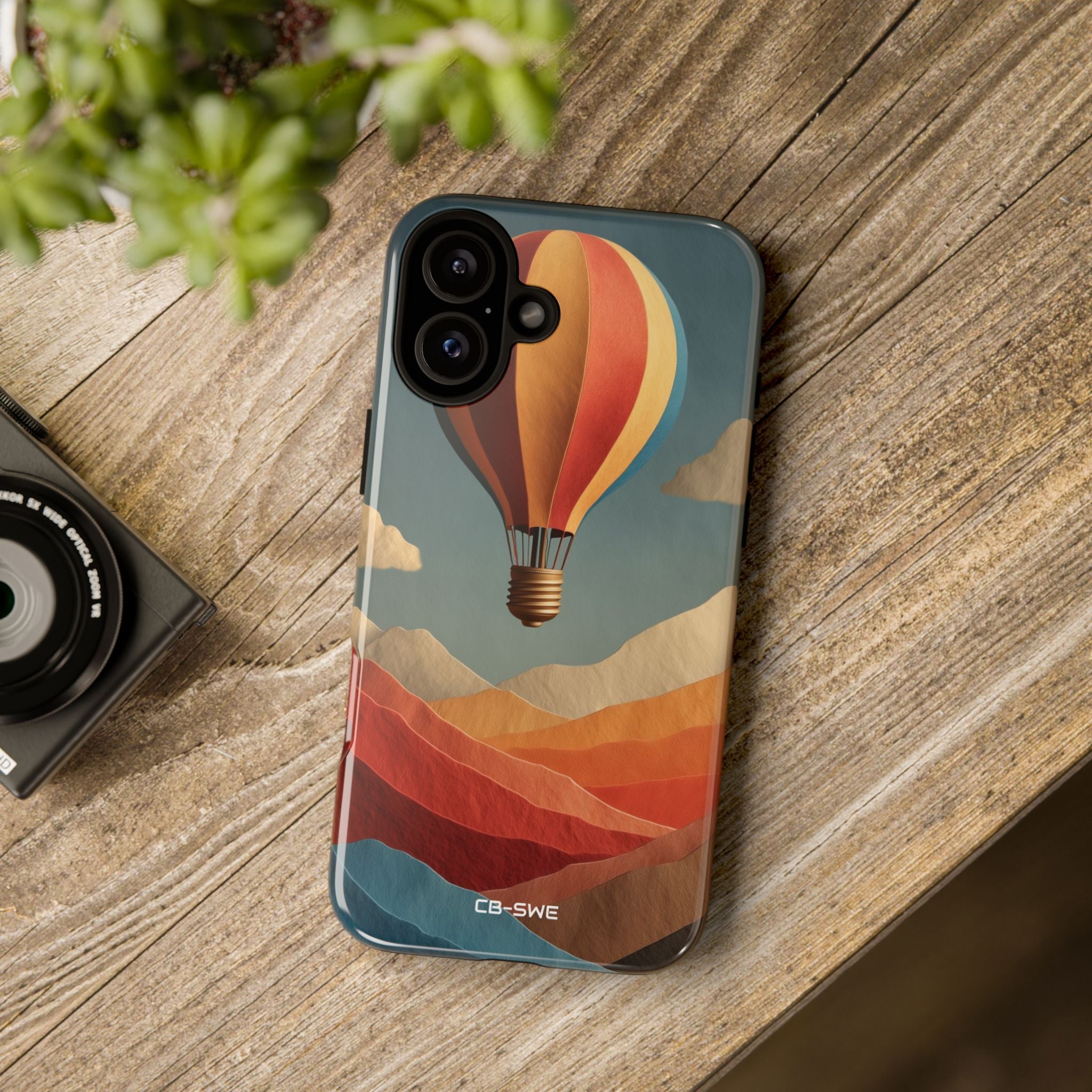 Hot Air Balloon Soars - iPhone Case