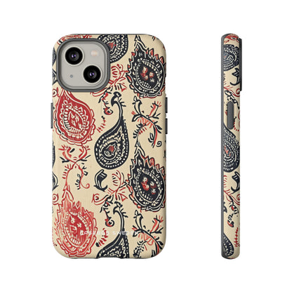 Vintage Paisley Elegance iPhone 14 - Tough Phone Case