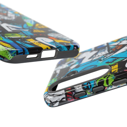 White Ripple Drift Samsung S25 Plus Case - Tough