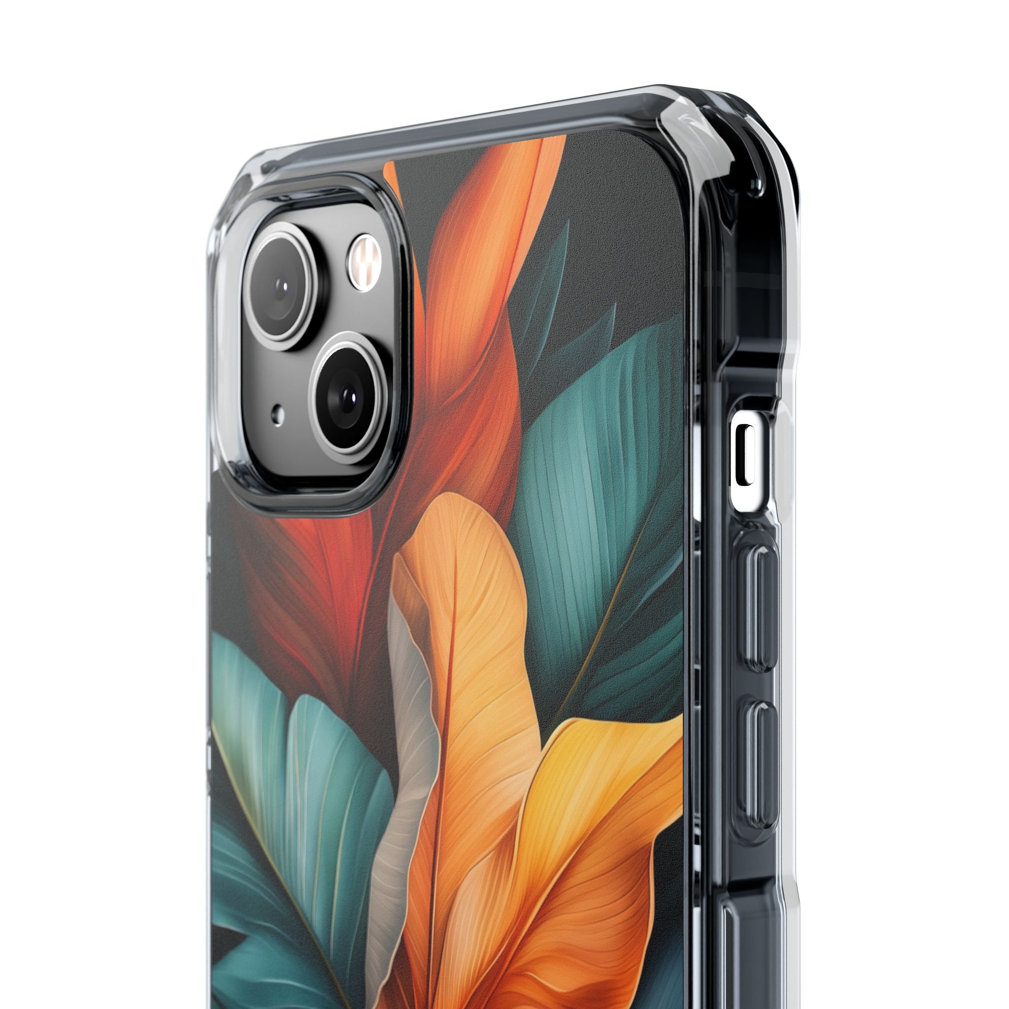 Tropical Leafburst iPhone 14 Plus Case - Impact