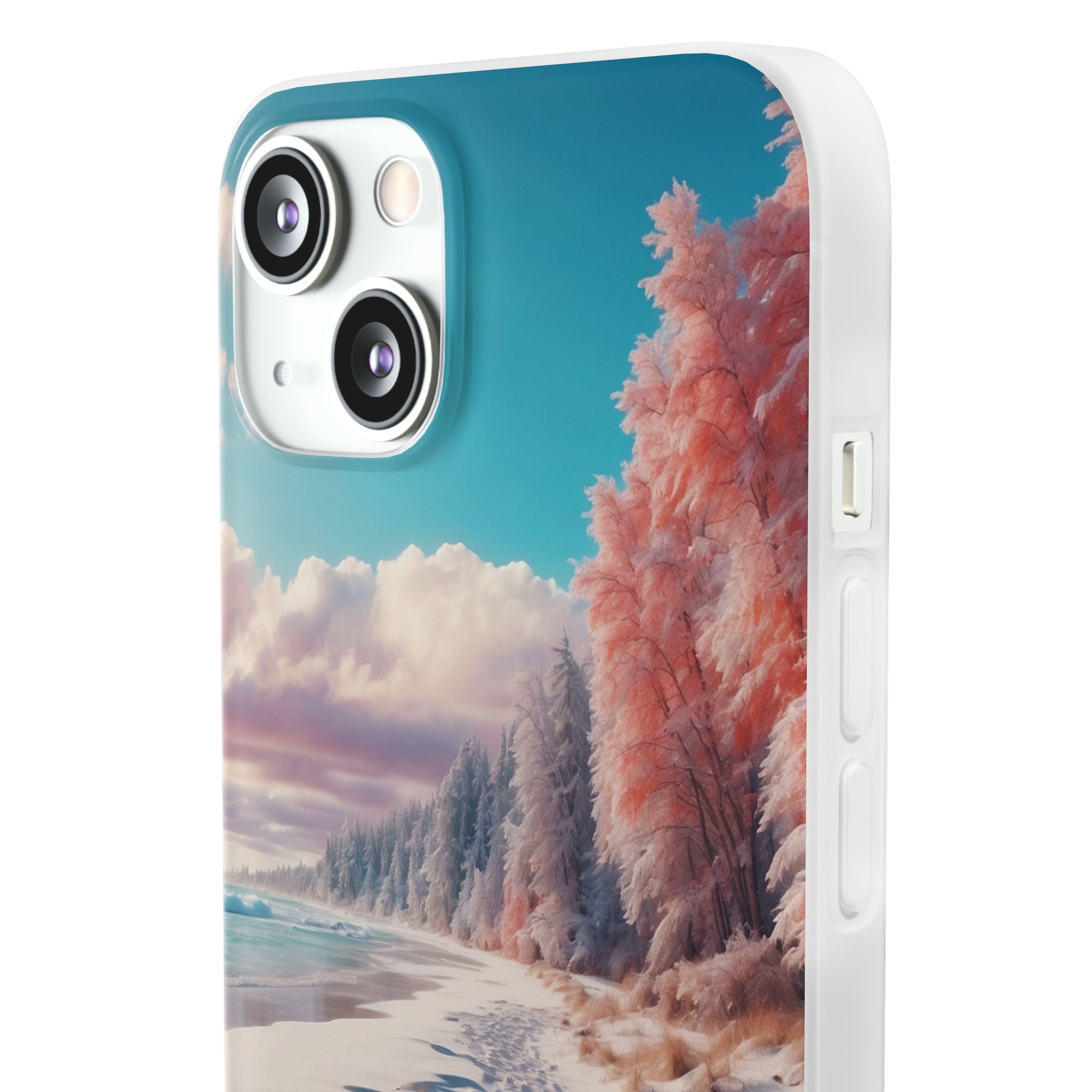 Snowy Footprints iPhone 13 - Soft