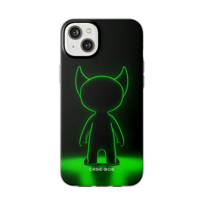 Neon Horned Glow iPhone 14 Plus Case - Soft