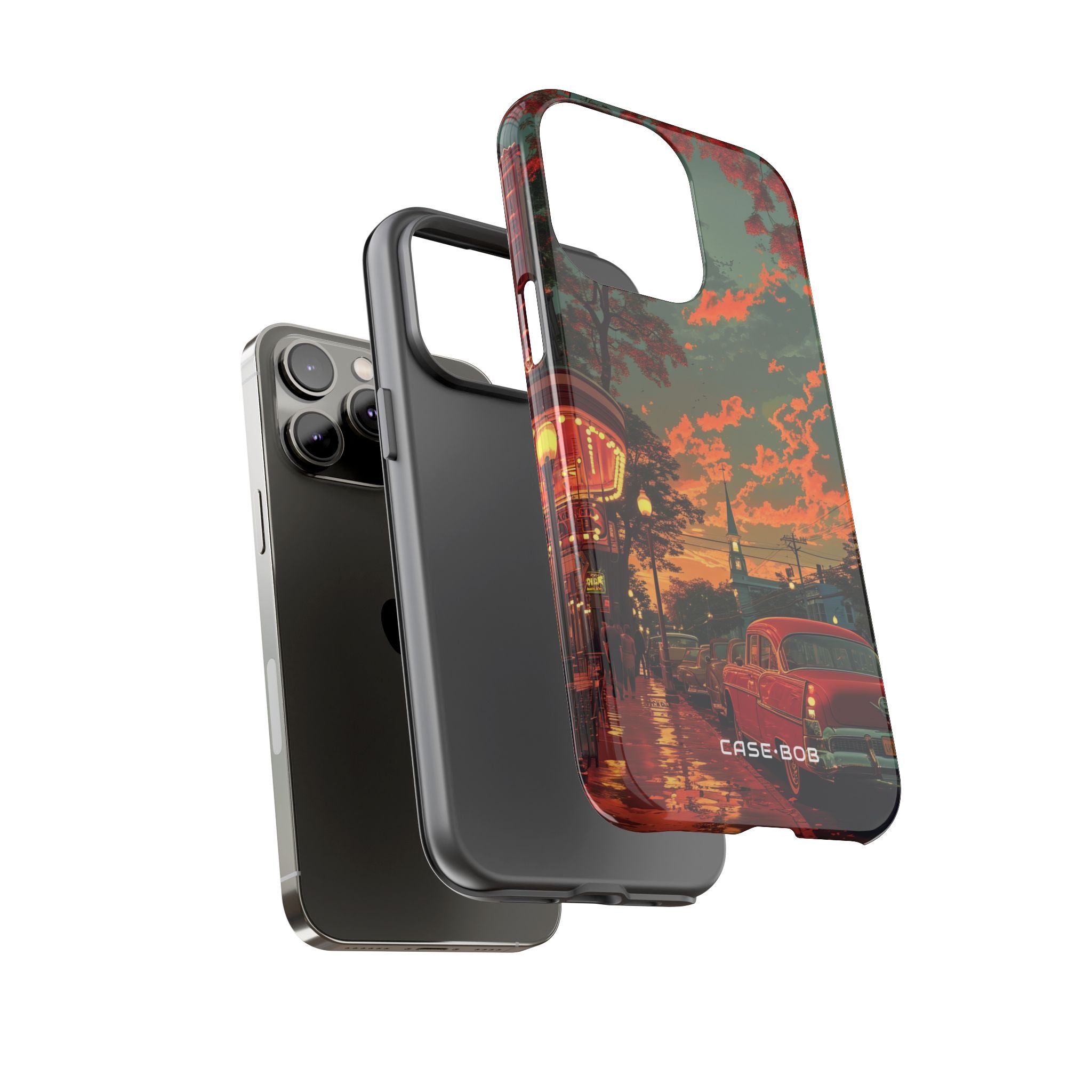 Crimson Classic iPhone 14 Pro Max Case - Tough