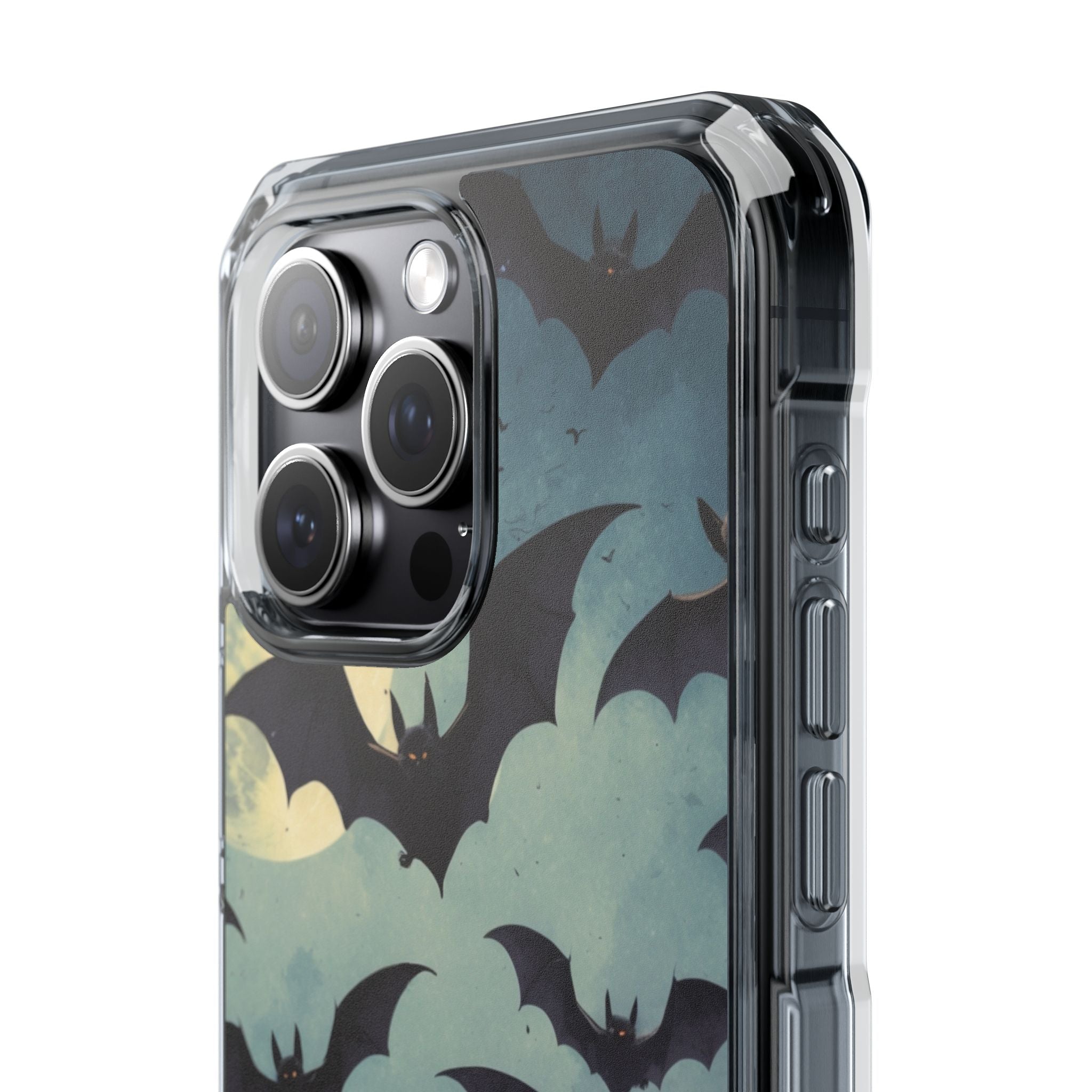 Glowing Bat Swarm iPhone 15 Pro Max Case - Impact