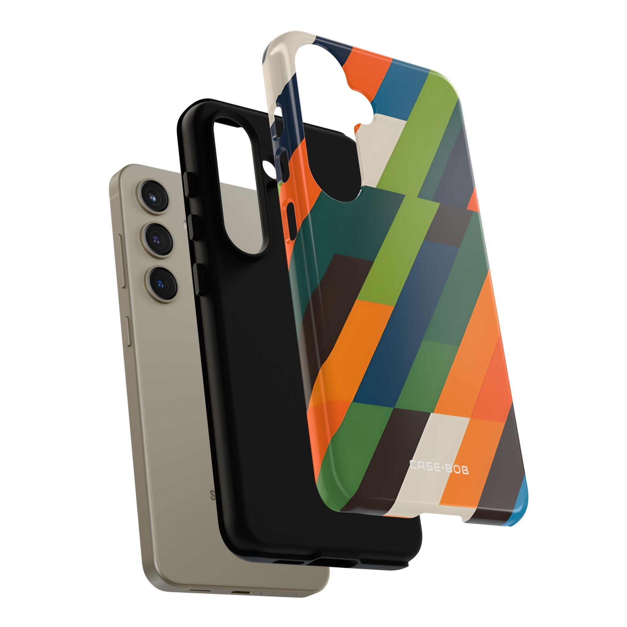 Diagonal Blaze Samsung S24 Case - Tough