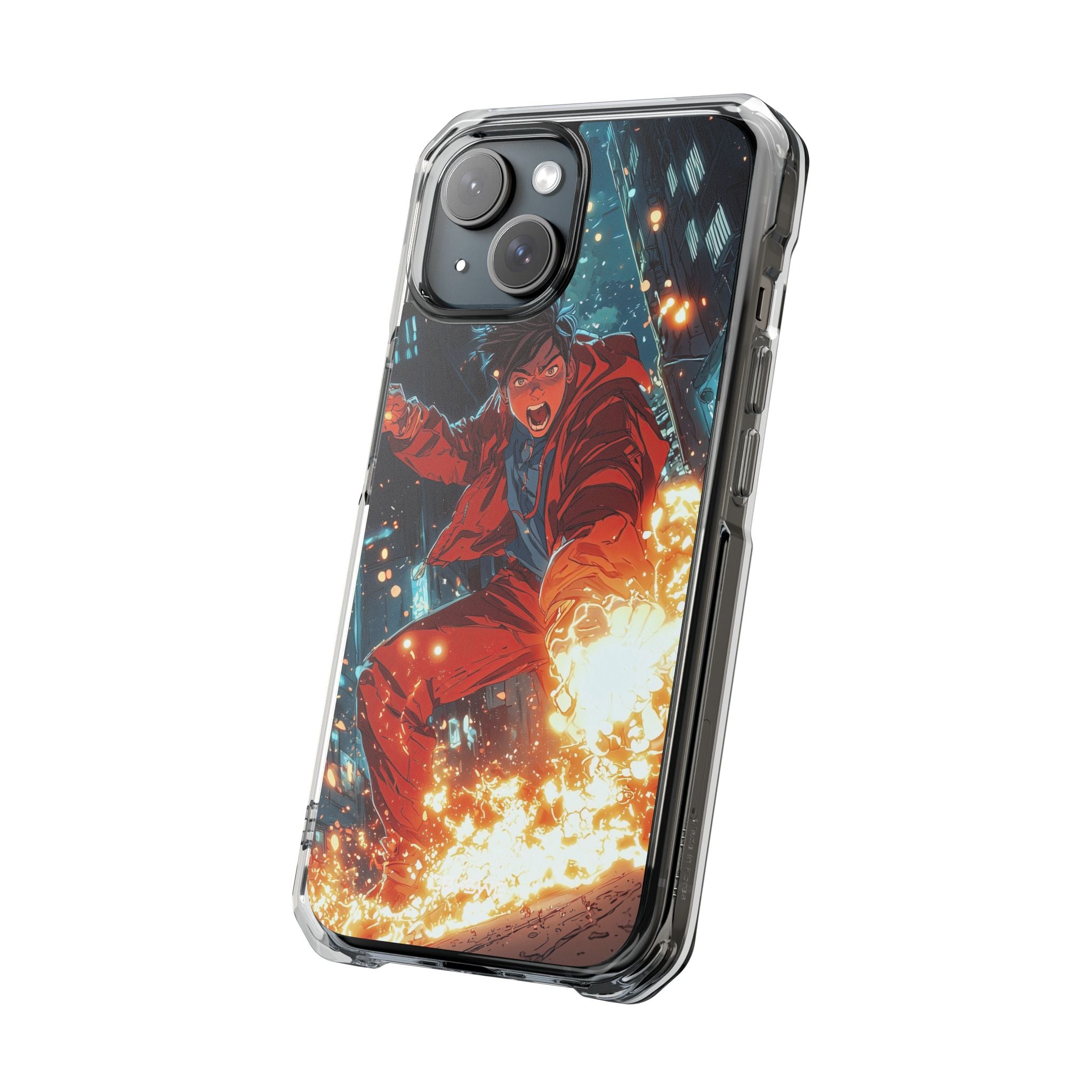 Flames Ignite Action iPhone Case - Impact