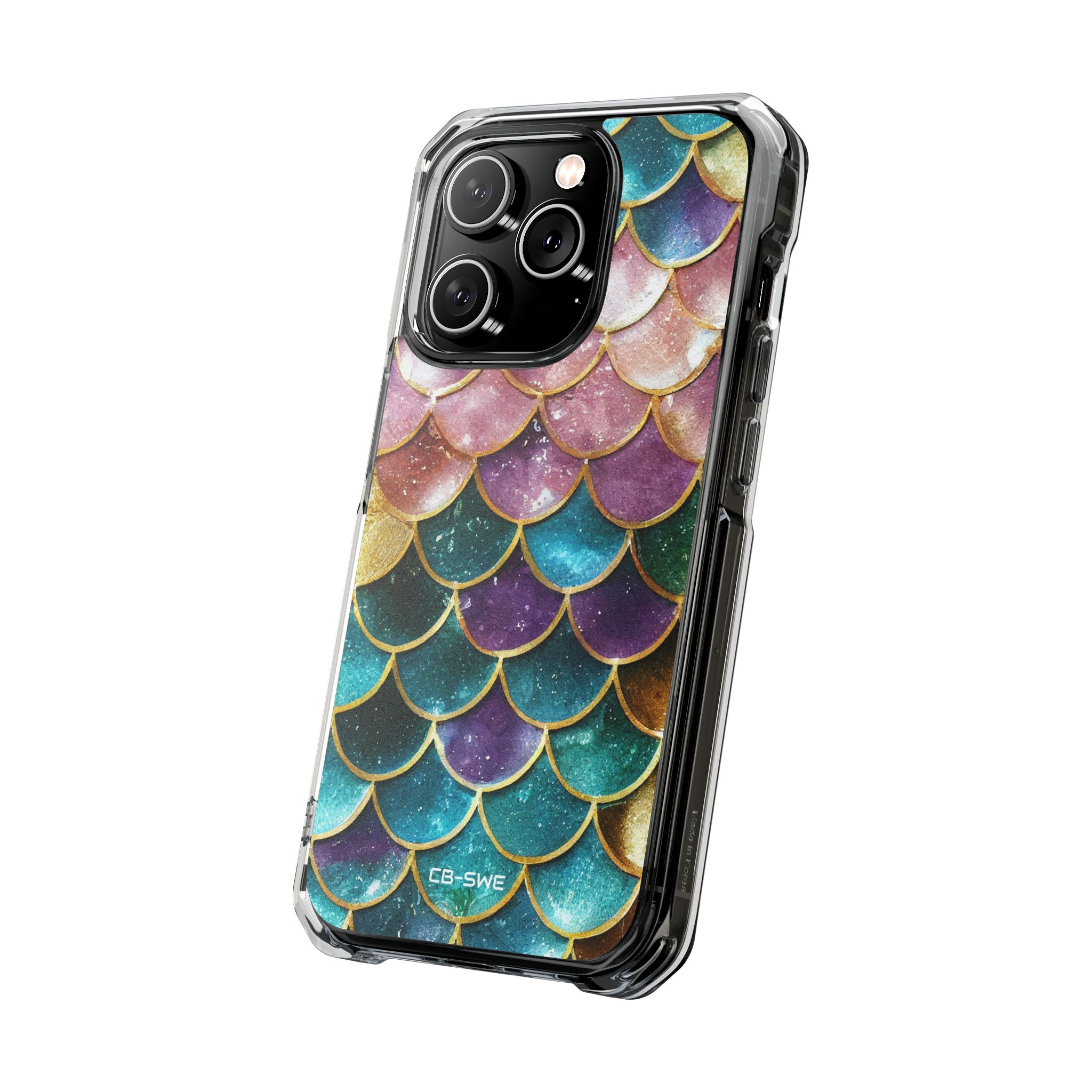 Mermaid Scale Radiance iPhone Case - Impact