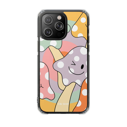 Playful Mushroom Friends iPhone Case - Impact