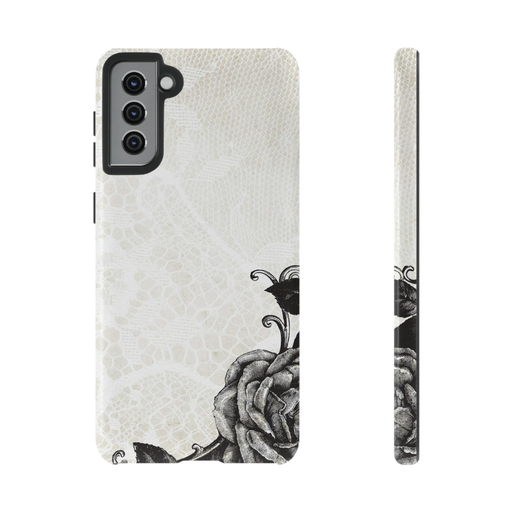 Rosett Gothic Flower - Protective Phone Case