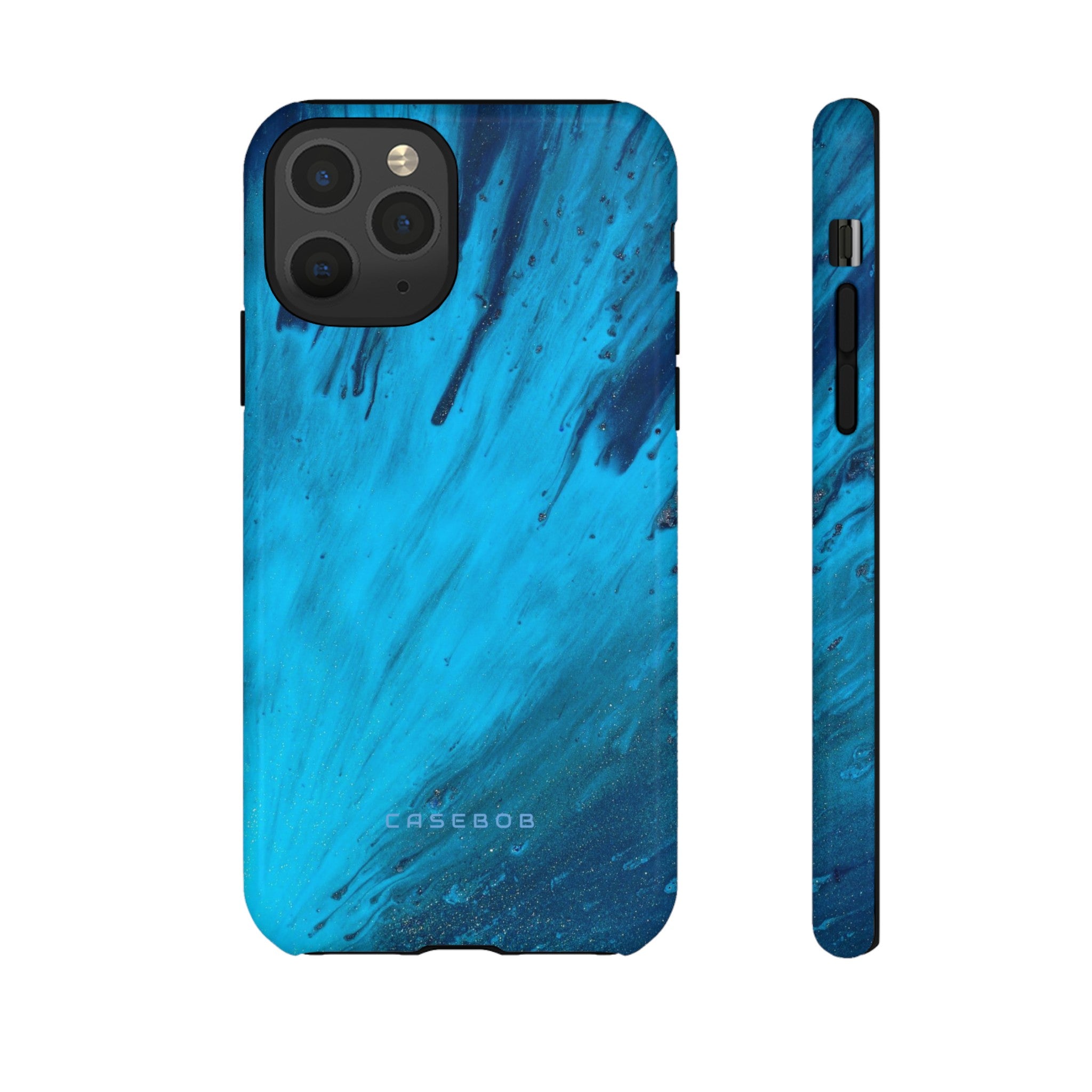 Light Blue Ink Art | Phone Case