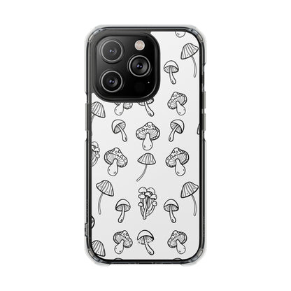 Mushroom Line Play iPhone Case - Impact