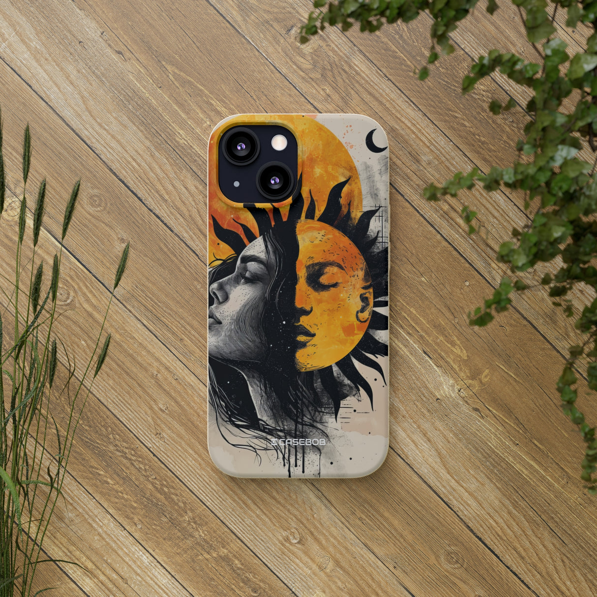 Sunlit Duality | Biodegradable Phone Case