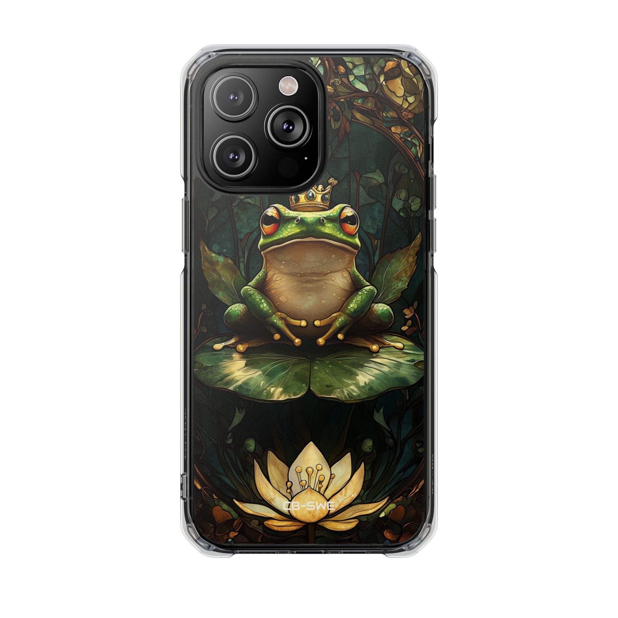 Crowned Frog Rests iPhone Case - Impact