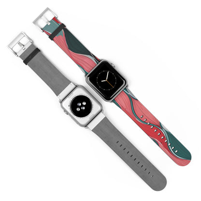 Leaf Spiral Pink - Watch Band
