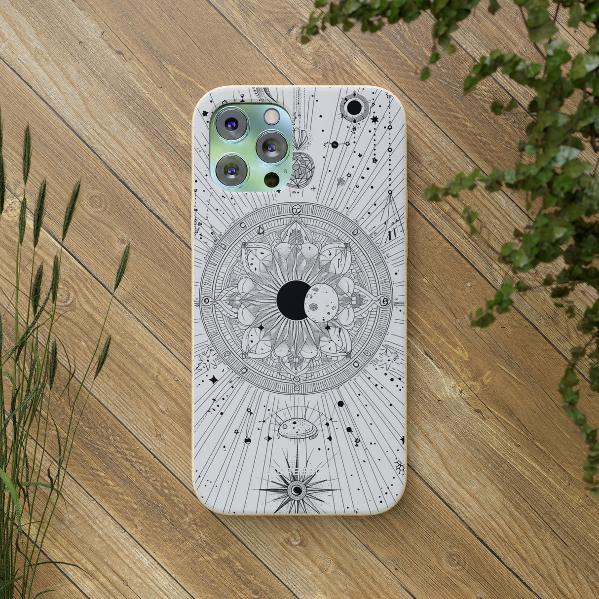 Celestial Mandala Mystique | Biodegradable Phone Case