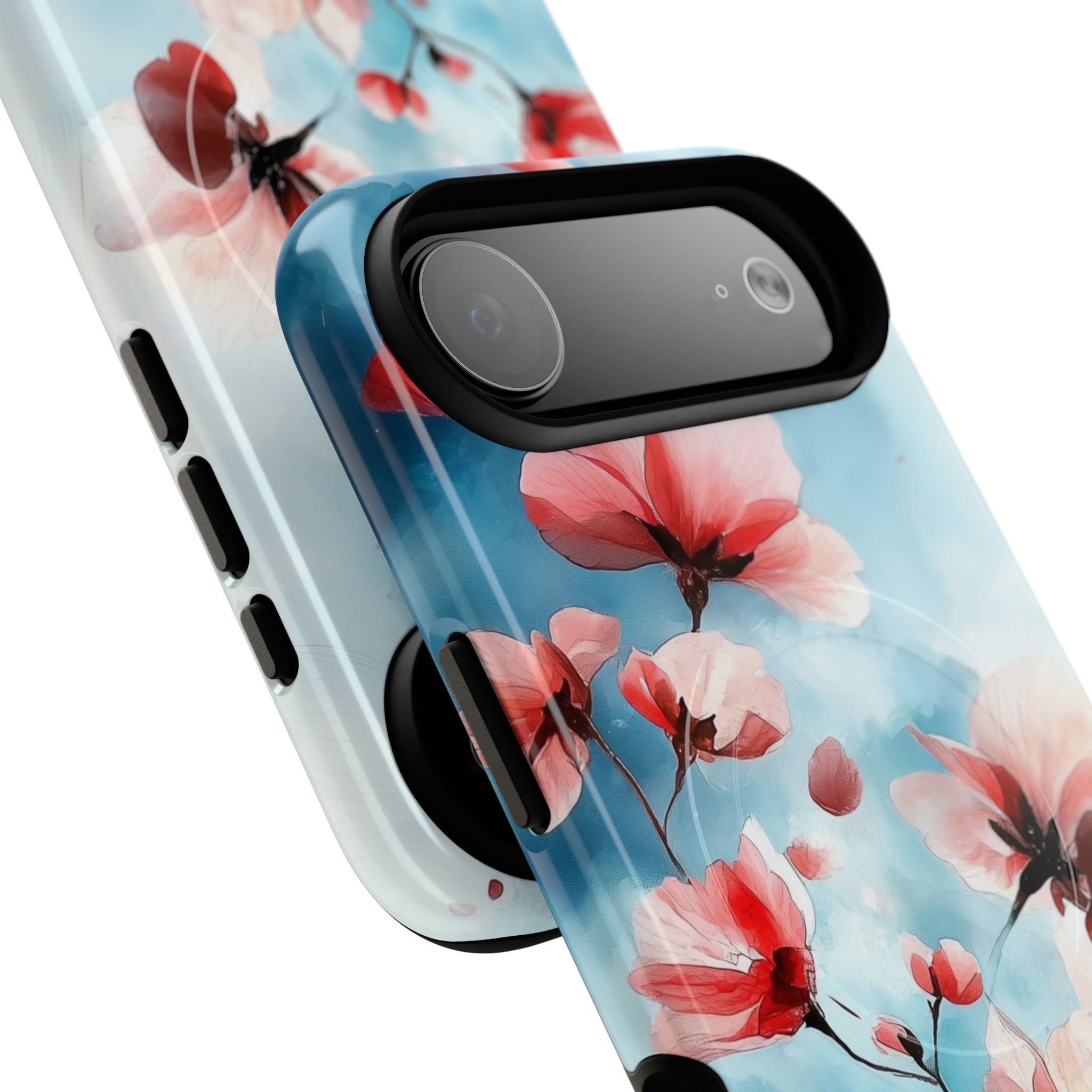 Pink Blossom Drift iPhone 17 Air Case - Tough+