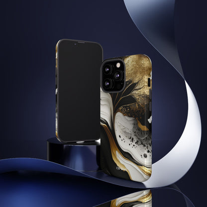 Gold Swirl Elegance - iPhone Case