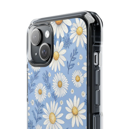 Daisies On Blue iPhone Case - Impact