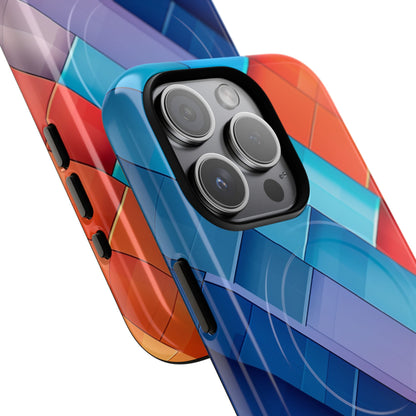 Vibrant GeoFlow iPhone 15 | Tough+ Phone Case