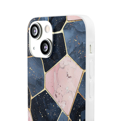 Golden Mosaic iPhone 13 mini Case - Soft