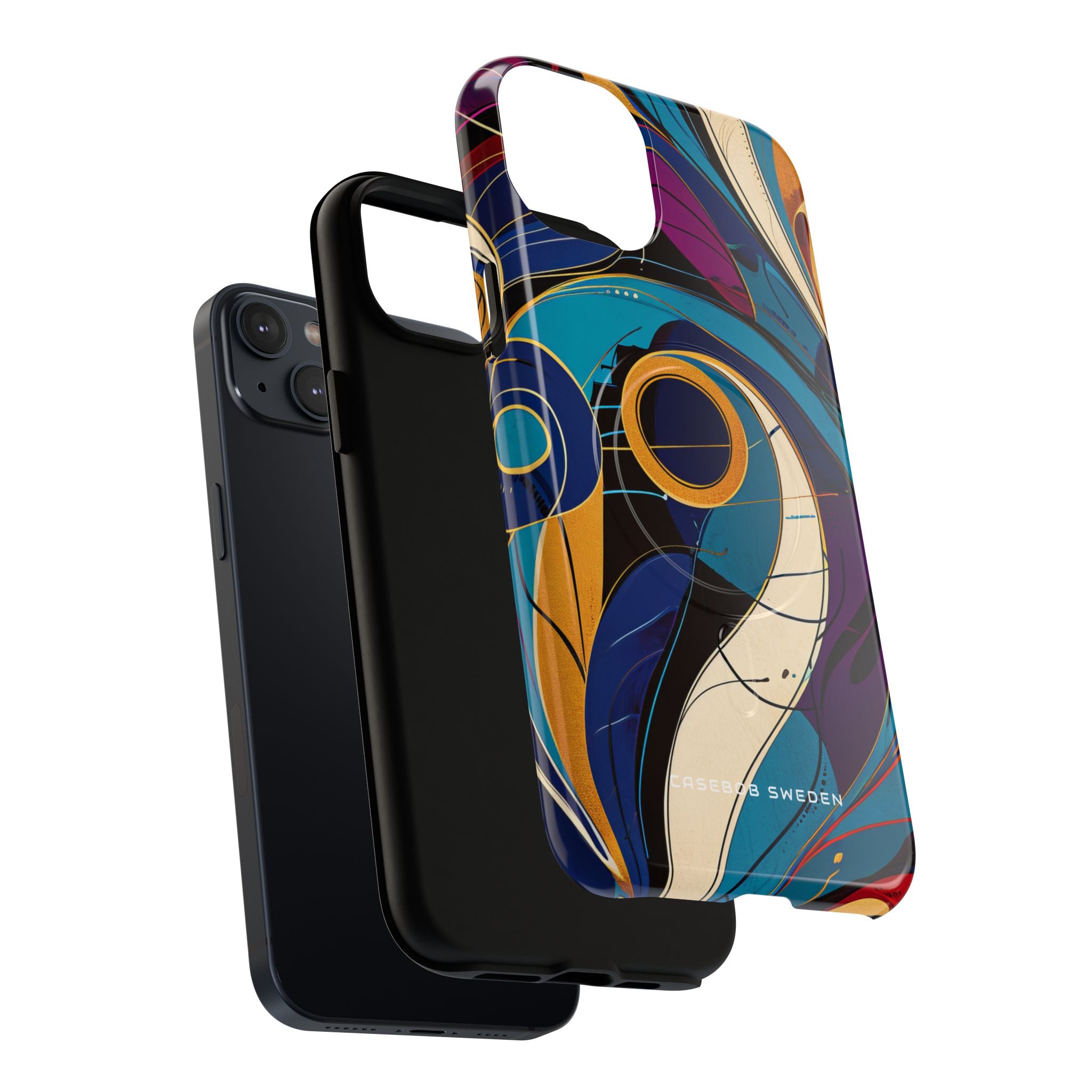 Vintage Vortex Harmony iPhone 14 | Tough+ Phone Case