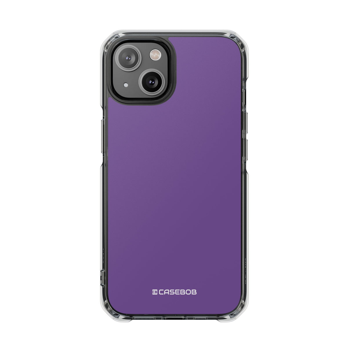 Dark Lavender | Handyhülle für iPhone (Clear Impact Case - Magnetisch)