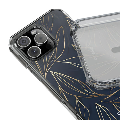 Modern Gold Leaves iPhone Case - Impact