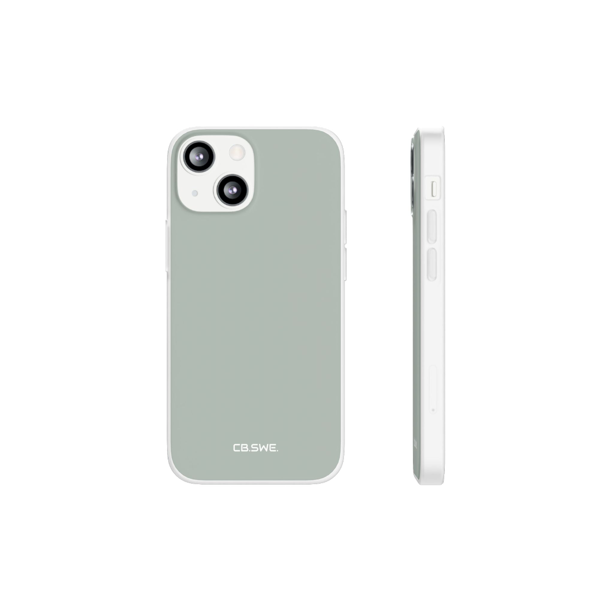 Aschgraue iPhone-Hülle – Flexi