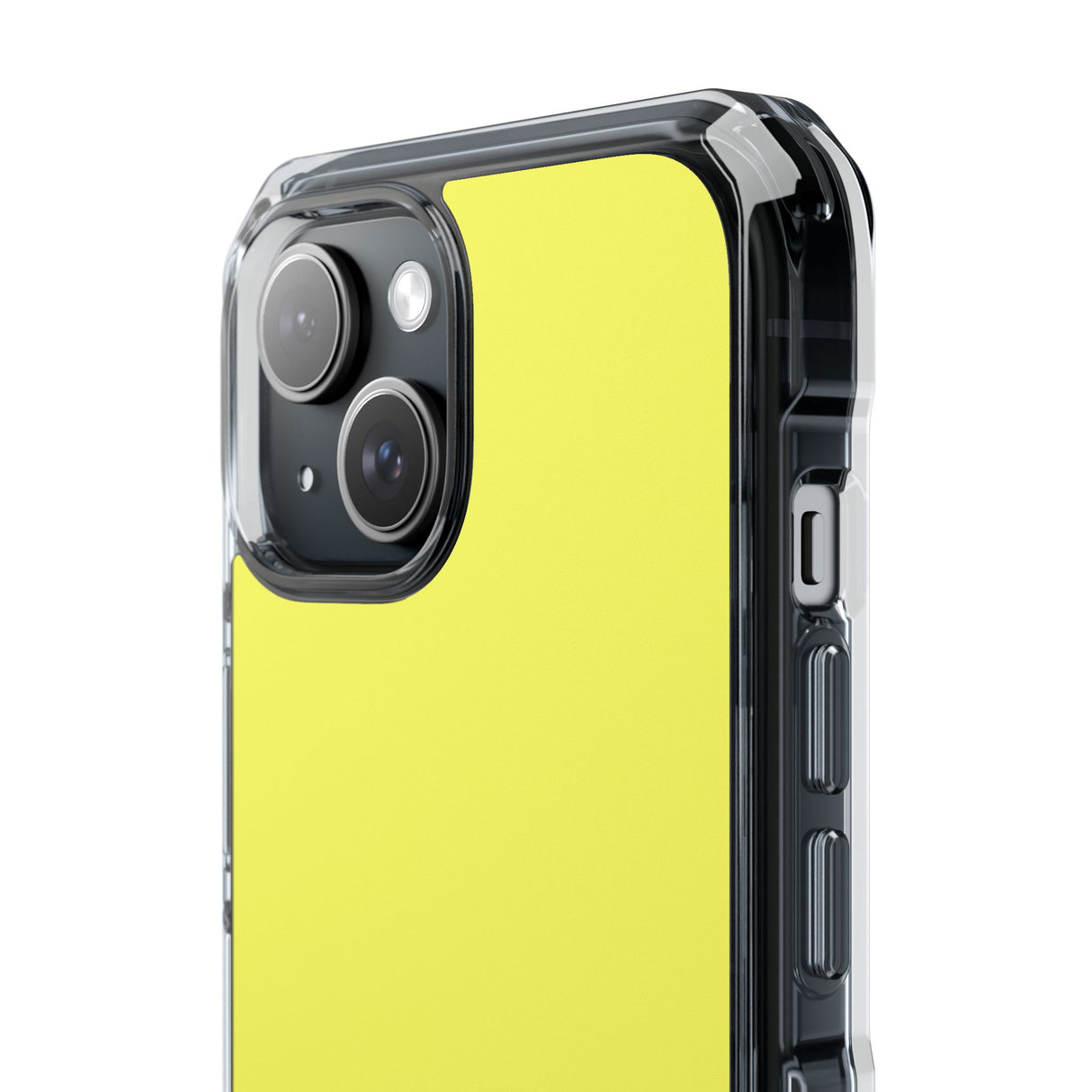 Laser Lemon | Handyhülle für iPhone (Clear Impact Case - Magnetisch) 