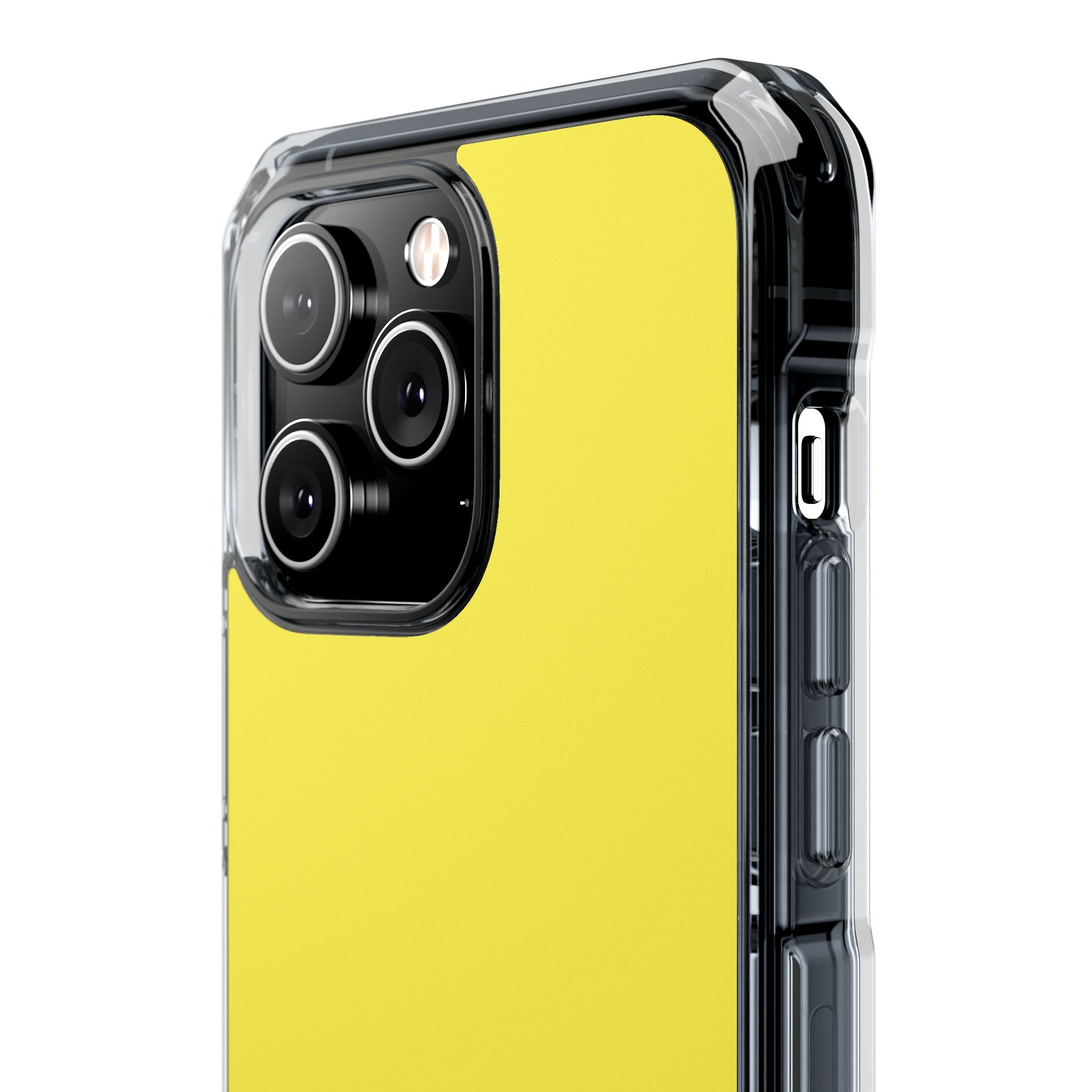 Lemon Yellow - Clear Impact iPhone 14 Phone Case