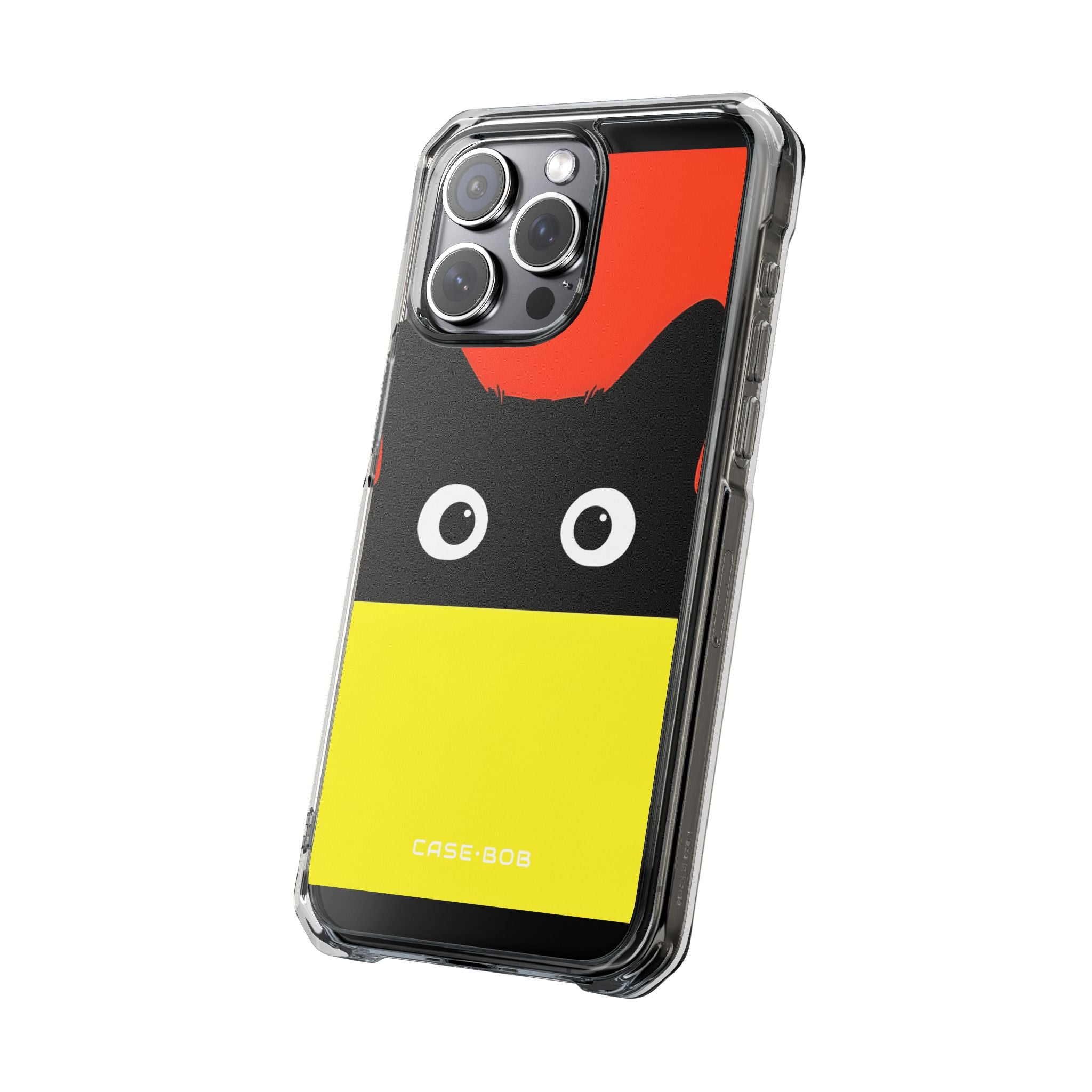 Peekaboo Cat Crimson iPhone 15 Pro Max Case - Impact