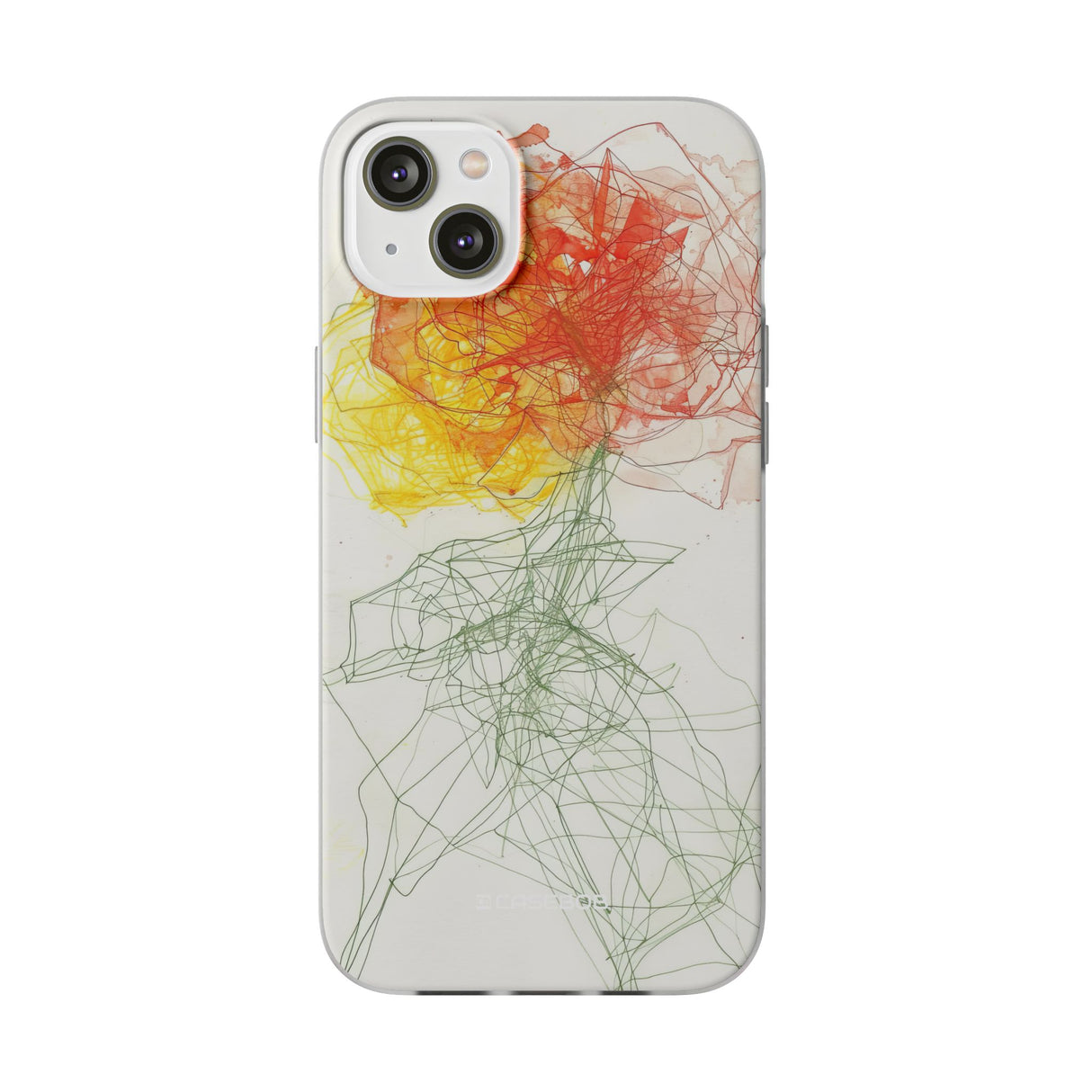 Fiery Blossom | Flexible Phone Case for iPhone