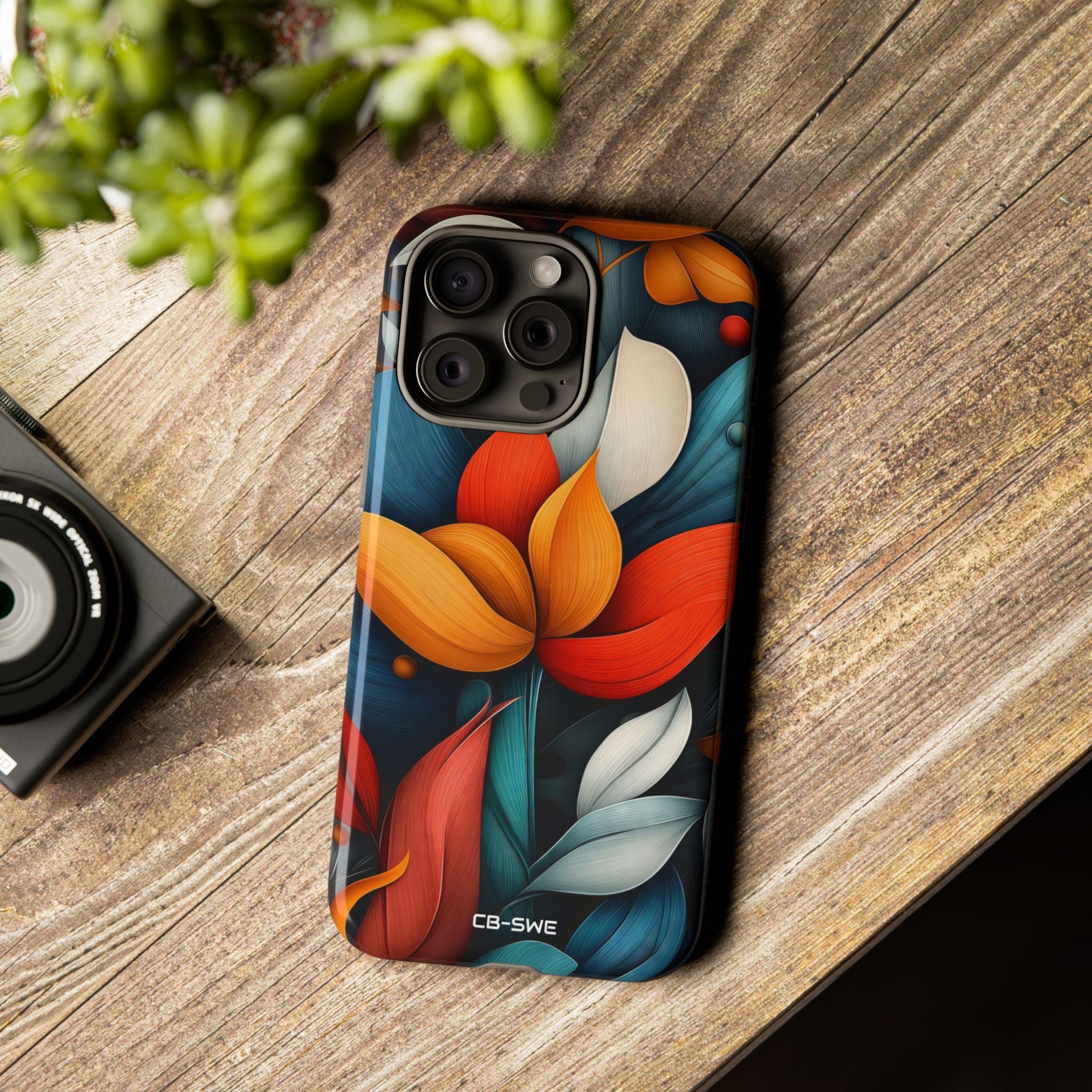 Vibrant Floral Harmony - iPhone Case