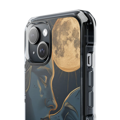 Moonlit Lovers Whisper iPhone 15 - Impact Clear+