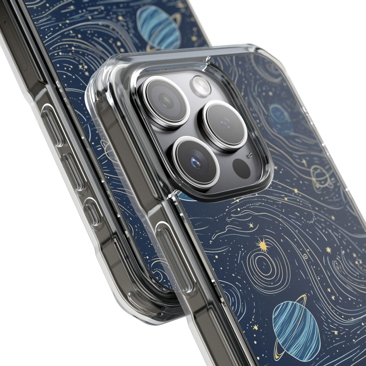 Cosmic Whimsy – Handyhülle für iPhone (Clear Impact – Magnetisch)