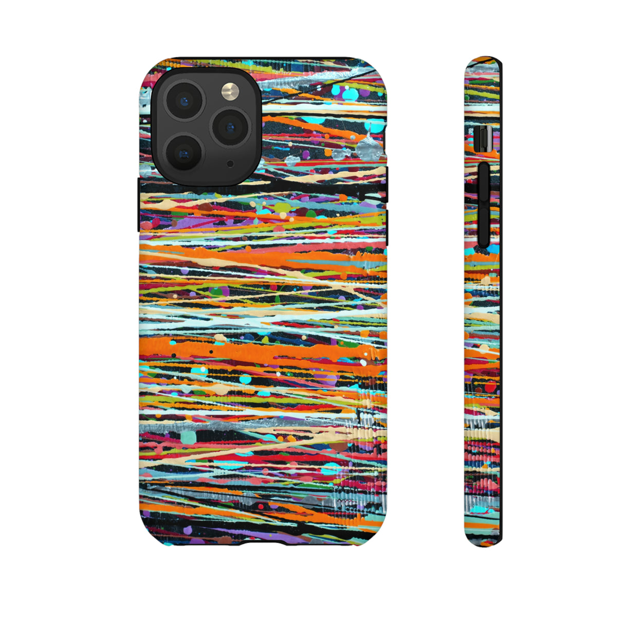 Oil painting - Stripe - Protective Phone Case