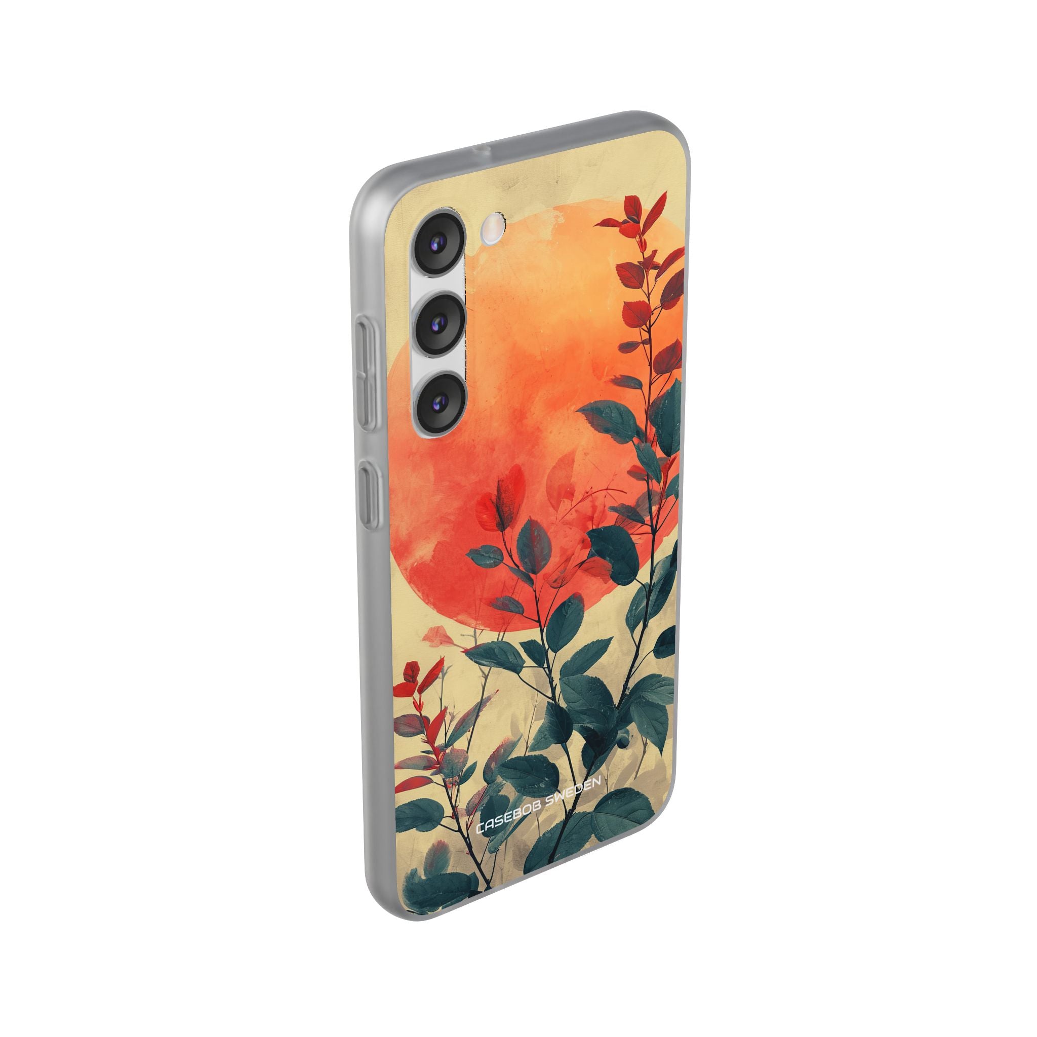 Orange Sun Harmony - Flexi Samsung S23 Phone Case